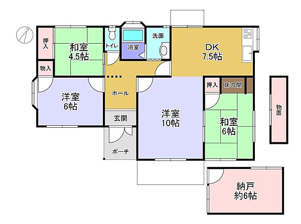 間取りを拡大表示