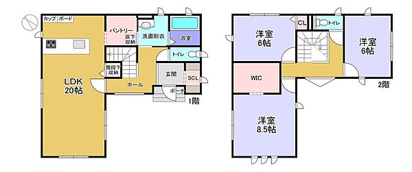 間取りを拡大表示