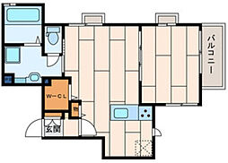 ベルフィオーレ1 1LDKの間取図画像