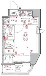 CRACIAYOKOHAMA-NORTH 1Kの間取図画像