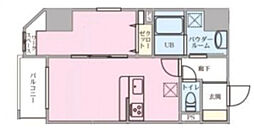 ILPRIMOKISOYA 1LDKの間取図画像