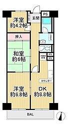 間取図画像 3DK
