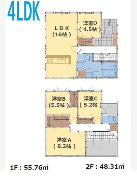 間取りを拡大表示