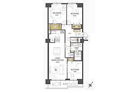 間取図画像 3LDK