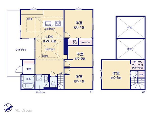 間取りを拡大表示