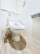 ウォシュレット付きトイレが1階と2階それぞれに配置されていてとても便利です。 