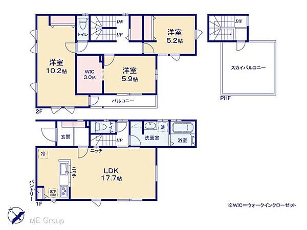 間取りを拡大表示