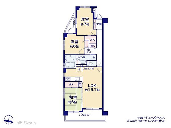 間取りを拡大表示