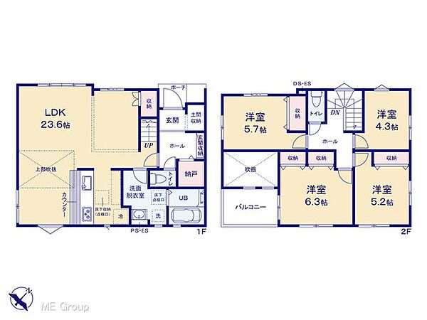 間取りを拡大表示