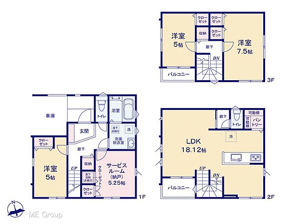 間取りを拡大表示