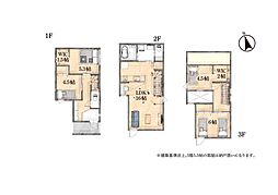 江戸川区東小岩1丁目 新築一戸建て 全2棟