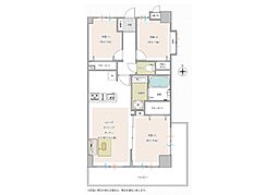 グレイス湘南台第2 3LDKの間取図画像