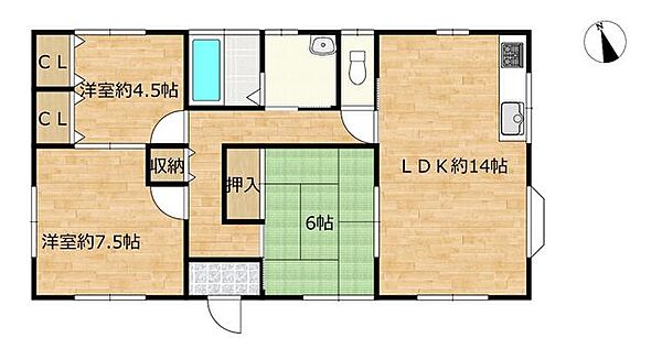 間取りを拡大表示