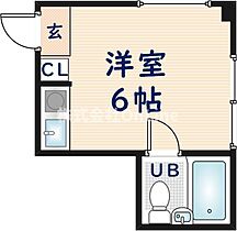 レジデンス小若江  ｜ 大阪府東大阪市小若江4丁目（賃貸マンション1R・2階・13.00㎡） その2