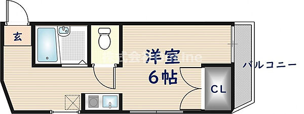 シャトレ小阪 ｜大阪府東大阪市御厨中1丁目(賃貸マンション1R・4階・20.00㎡)の写真 その2