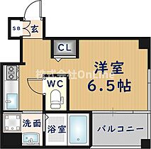 ドミールふせ  ｜ 大阪府東大阪市足代3丁目（賃貸マンション1R・4階・26.38㎡） その2