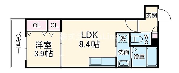 KOGI residence 寿町 ｜大阪府東大阪市寿町2丁目(賃貸アパート1LDK・2階・30.78㎡)の写真 その2