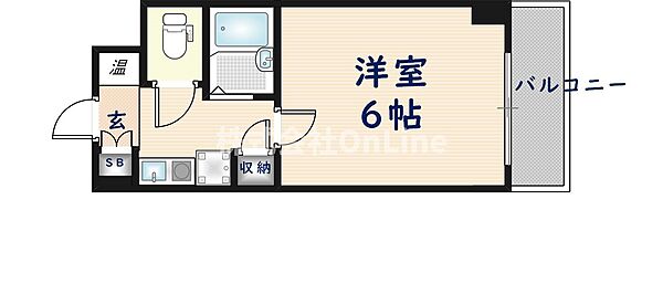 PS HIGASHI OSAKA ｜大阪府東大阪市長田中1丁目(賃貸マンション1K・5階・18.01㎡)の写真 その2