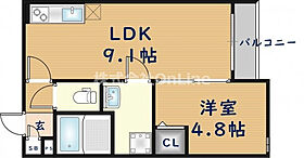 Limmon御厨  ｜ 大阪府東大阪市御厨南1丁目（賃貸アパート1LDK・3階・32.60㎡） その2