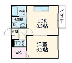 ライラック  ｜ 大阪府東大阪市若江本町4丁目（賃貸アパート1LDK・2階・35.40㎡） その2