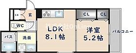 ロータス柏田本町  ｜ 大阪府東大阪市柏田本町（賃貸アパート1LDK・3階・33.75㎡） その2