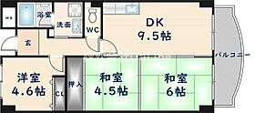 サンローレル  ｜ 大阪府東大阪市角田3丁目（賃貸マンション3LDK・9階・55.56㎡） その2