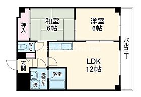 リヴィエールカンパーニュ  ｜ 大阪府東大阪市長田東1丁目（賃貸マンション2LDK・6階・55.20㎡） その2