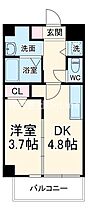 (仮称)東花園PJ  ｜ 大阪府東大阪市吉田6丁目（賃貸マンション1DK・7階・25.90㎡） その2