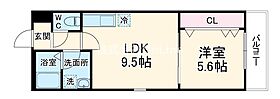 アート長瀬B棟  ｜ 大阪府東大阪市柏田本町（賃貸アパート1LDK・1階・36.61㎡） その2