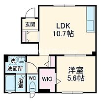 フルール光  ｜ 大阪府東大阪市稲田新町1丁目（賃貸アパート1LDK・1階・41.72㎡） その2