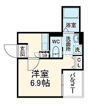 LA　REGENCIA花園  ｜ 大阪府東大阪市稲葉3丁目（賃貸アパート1K・2階・23.18㎡） その2