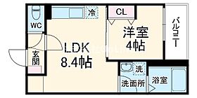 CASA花園  ｜ 大阪府東大阪市玉串元町1丁目（賃貸アパート1LDK・3階・30.32㎡） その2