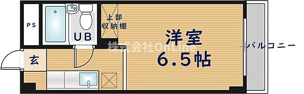 サニーハイム上小阪 ｜大阪府東大阪市上小阪4丁目(賃貸マンション1R・2階・18.00㎡)の写真 その2