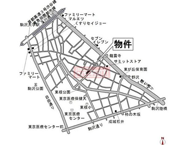 フォワイエ東が丘 103｜東京都目黒区東が丘１丁目(賃貸アパート1LDK・1階・40.99㎡)の写真 その15