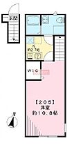 フィカーサ　スズキ 205 ｜ 東京都世田谷区用賀３丁目27-21（賃貸アパート1K・2階・28.28㎡） その2