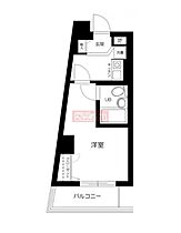 オーベル上馬B棟 501 ｜ 東京都世田谷区上馬４丁目32-16（賃貸マンション1K・5階・17.01㎡） その2