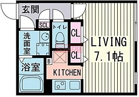 ブランシェ桜新町II 401 ｜ 東京都世田谷区新町２丁目7-5（賃貸マンション1R・4階・25.42㎡） その2