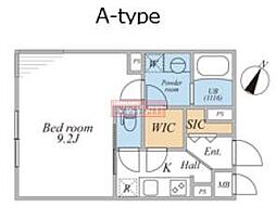 世田谷区上馬1丁目マンション 1Kの間取図画像