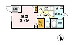 ラベレーザ世田谷 1Kの間取図画像
