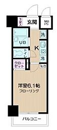 日神パレステージ三軒茶屋2 1Kの間取図画像