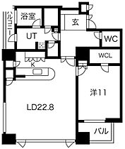 アルグラッド ザ・タワー心斎橋  ｜ 大阪府大阪市中央区東心斎橋1丁目（賃貸マンション1LDK・35階・95.44㎡） その2