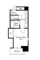 CityLifeエイペックス大手通  ｜ 大阪府大阪市中央区大手通3丁目1-8（賃貸マンション1K・4階・22.85㎡） その2