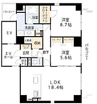 グランデュール肥後橋  ｜ 大阪府大阪市西区京町堀1丁目11(以下未定)（賃貸マンション2LDK・4階・85.40㎡） その2