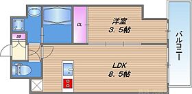 グランパシフィック東今里innovation(イノベーション)  ｜ 大阪府大阪市生野区新今里5丁目19（賃貸マンション1LDK・11階・30.01㎡） その2