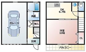 サンホークス B ｜ 愛知県豊橋市東小鷹野4丁目21-15（賃貸テラスハウス1DK・1階・69.56㎡） その2