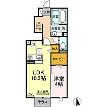 安庵 103 ｜ 愛知県豊橋市弥生町字西豊和70-1（賃貸アパート1LDK・1階・41.37㎡） その2