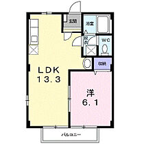 ニューシティリトルパイン 205 ｜ 愛知県豊橋市小松町字南郷14-1（賃貸アパート1LDK・2階・40.04㎡） その2