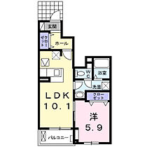 サニー・ベル 103 ｜ 愛知県豊橋市花田町字百北161番地（賃貸アパート1LDK・1階・41.24㎡） その2