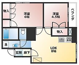 ユトリロ新川 803 ｜ 愛知県豊橋市新川町74（賃貸マンション2LDK・8階・47.46㎡） その2