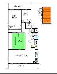 間取図画像 3LDK